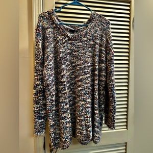 Torrid multicolor long sweater NWT